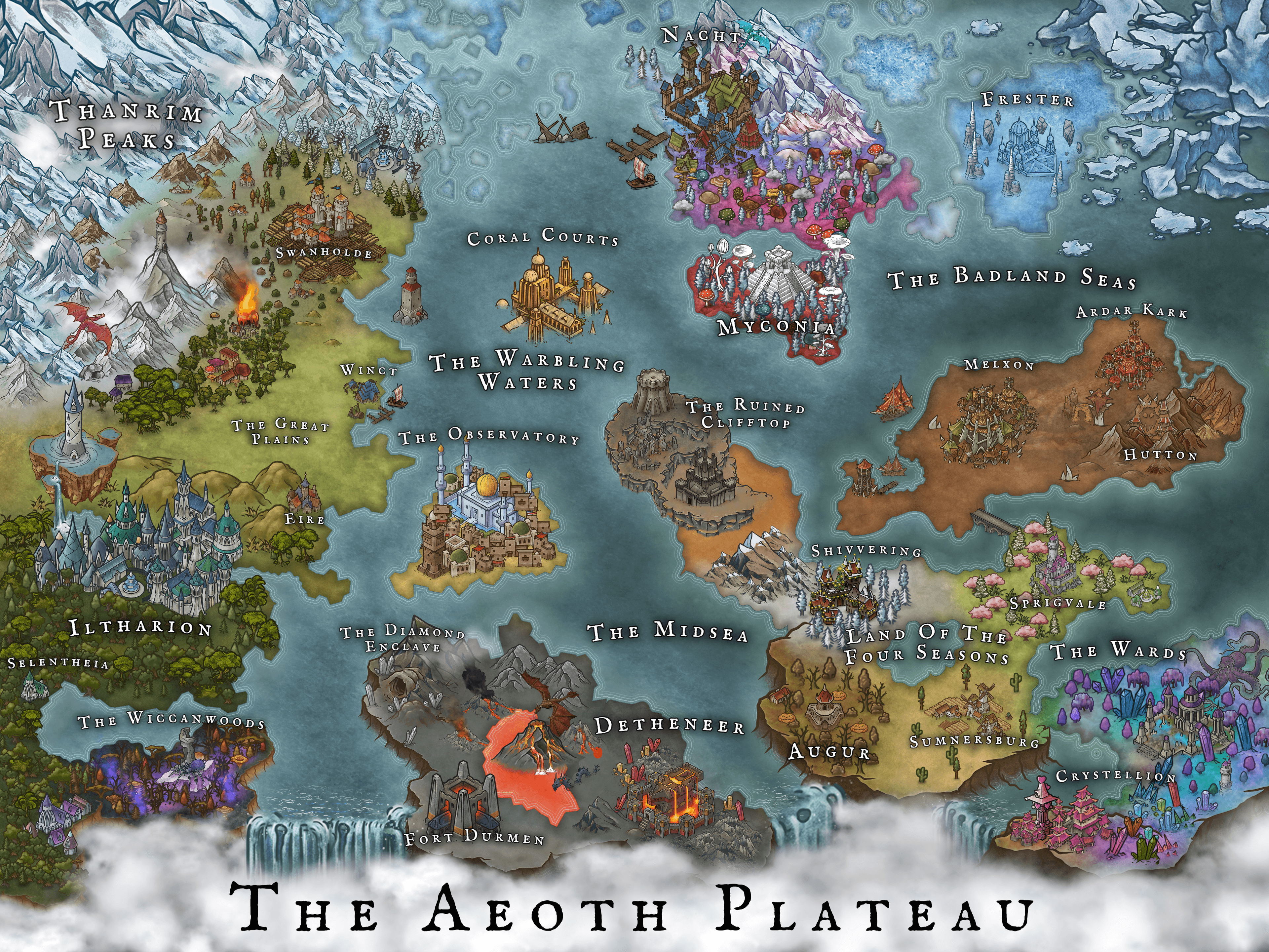 Fantasy World Map